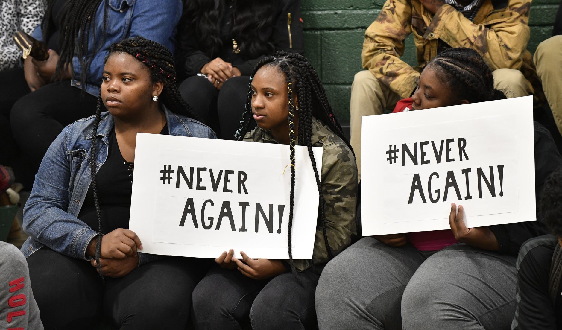 Madison High School students walk out